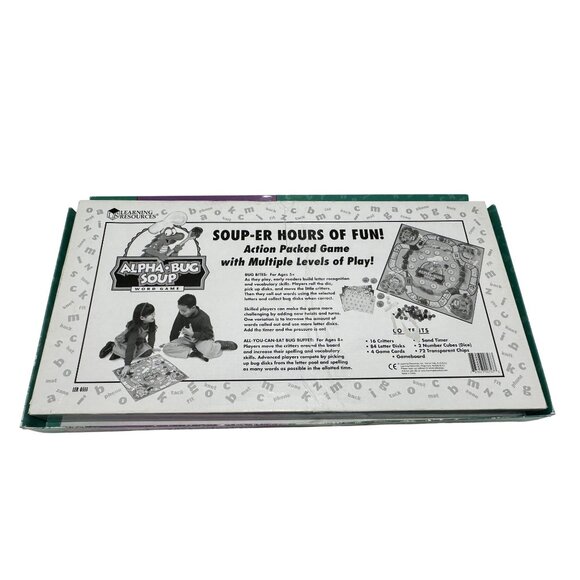 ALPHA BUG SOUP Learning Resources Phonics Word Spelling Skills Board Game - Picture 6 of 6